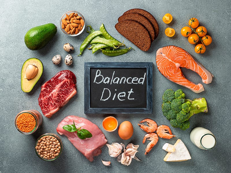 balanced diet concept VX8E3ZW